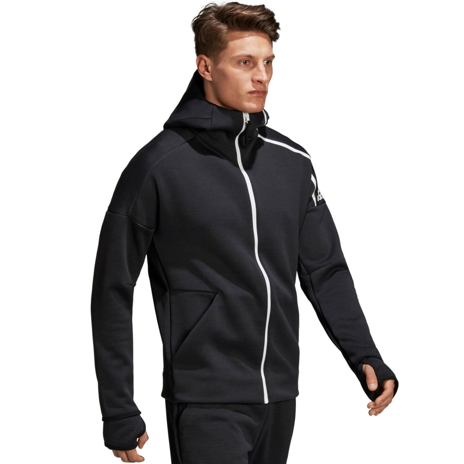 Adidas Mens Z.N.E. HD FR Fast Release Zip Hoodie track gym - XXL: купить с  доставкой из США, цена 3 281 руб - (303560736531)