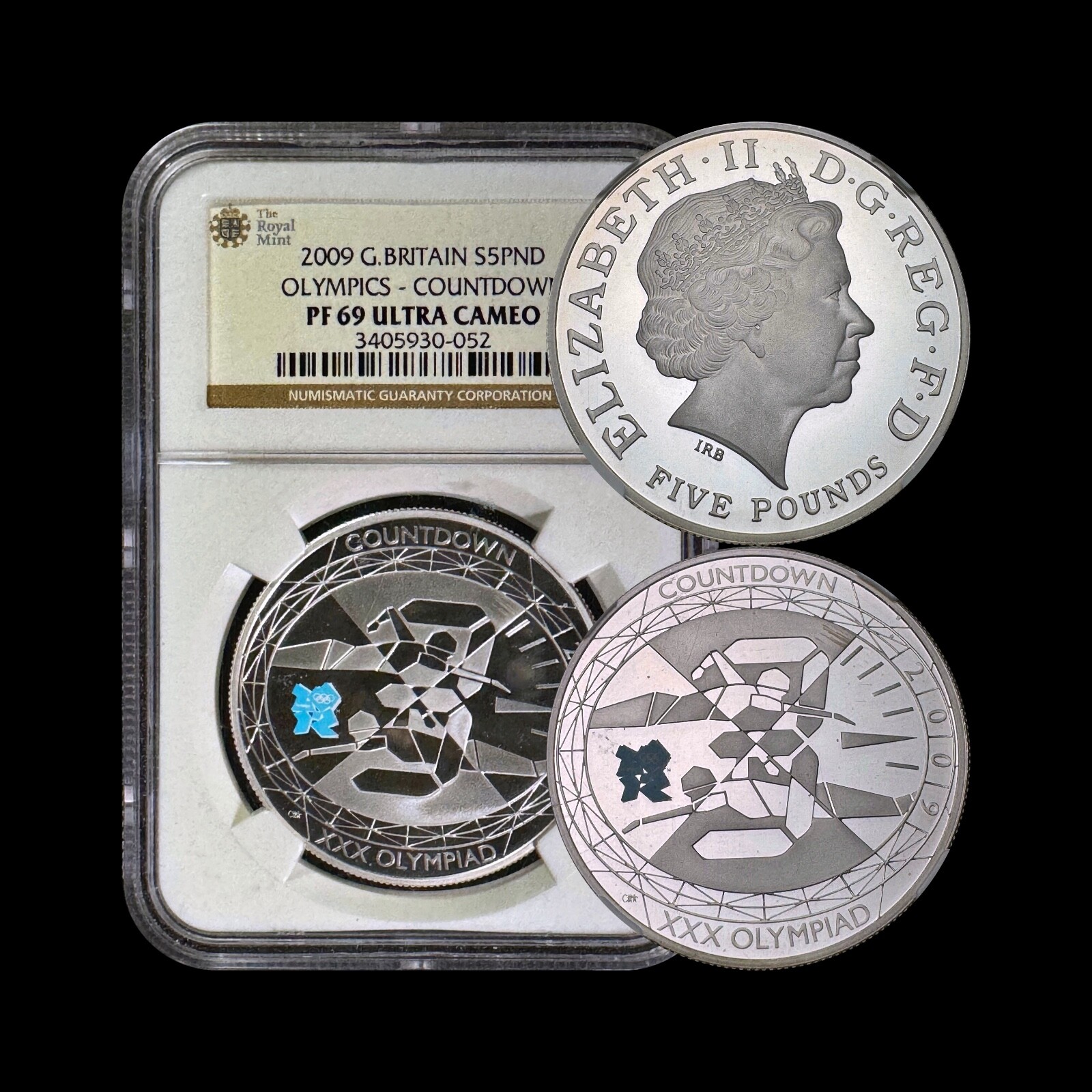 GREAT BRITAIN. 2009, 5 Pounds, Silver - NGC PF69 - Olympics