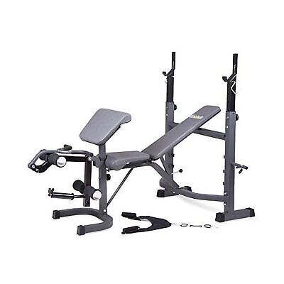 Body Champ Olympic Weight Bench, Workout Equipment for Home Workouts, Bench P...