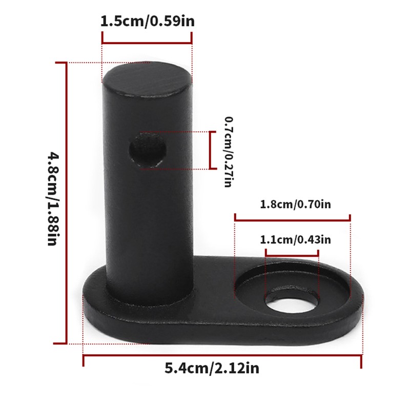 Bike Bicycle Trailer Coupler Attachment Hitch Angled Elbow For InStep Bike