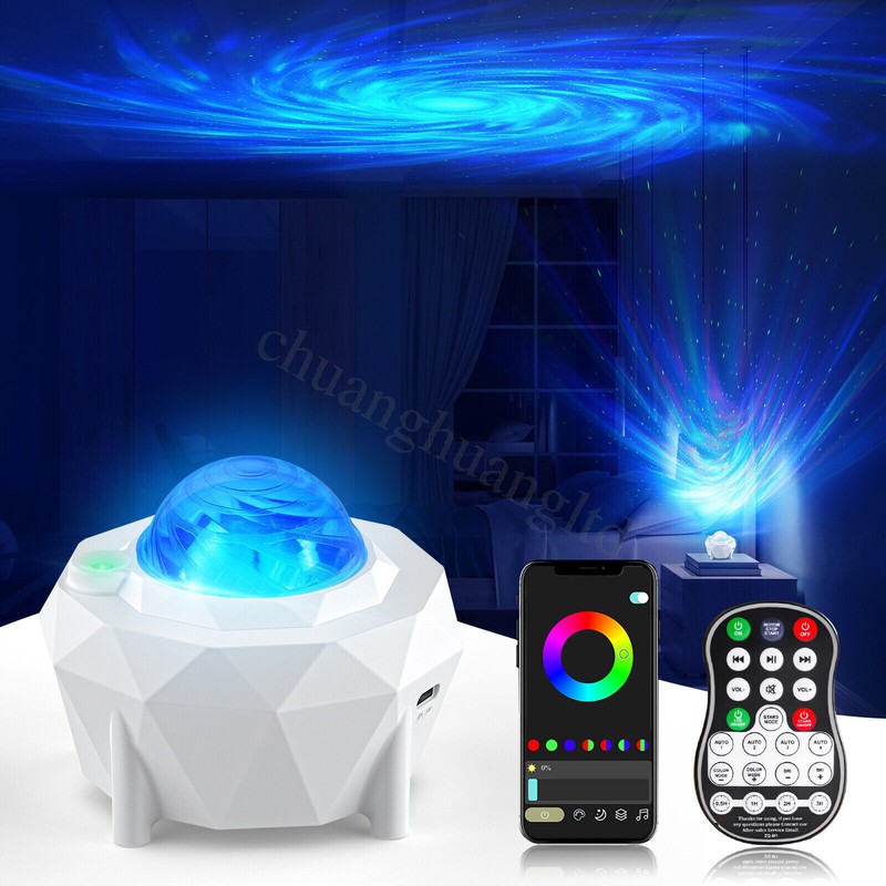 Bluetooth Led Sternenhimmel Lampe Projektor Galaxy Musik Starry Stern Nachtlicht