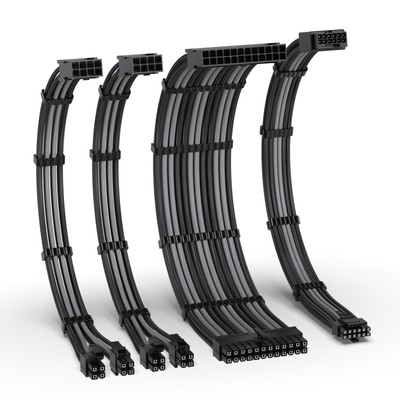 12VHPWR PSU Cable Extension Kit16AWG PCIE 5.0 Power Supply Cable Extension- 1...