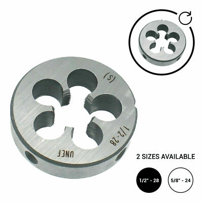 1/2"-28 or 5/8"-24 Tap and Die Set UNF HSS Threading 1/2"x28 5/8"x24 Pick Size