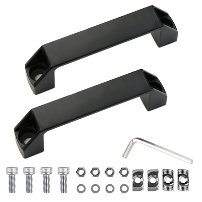 Ownkim Set di 2 maniglie in lega di alluminio per profilo in alluminio serie 3