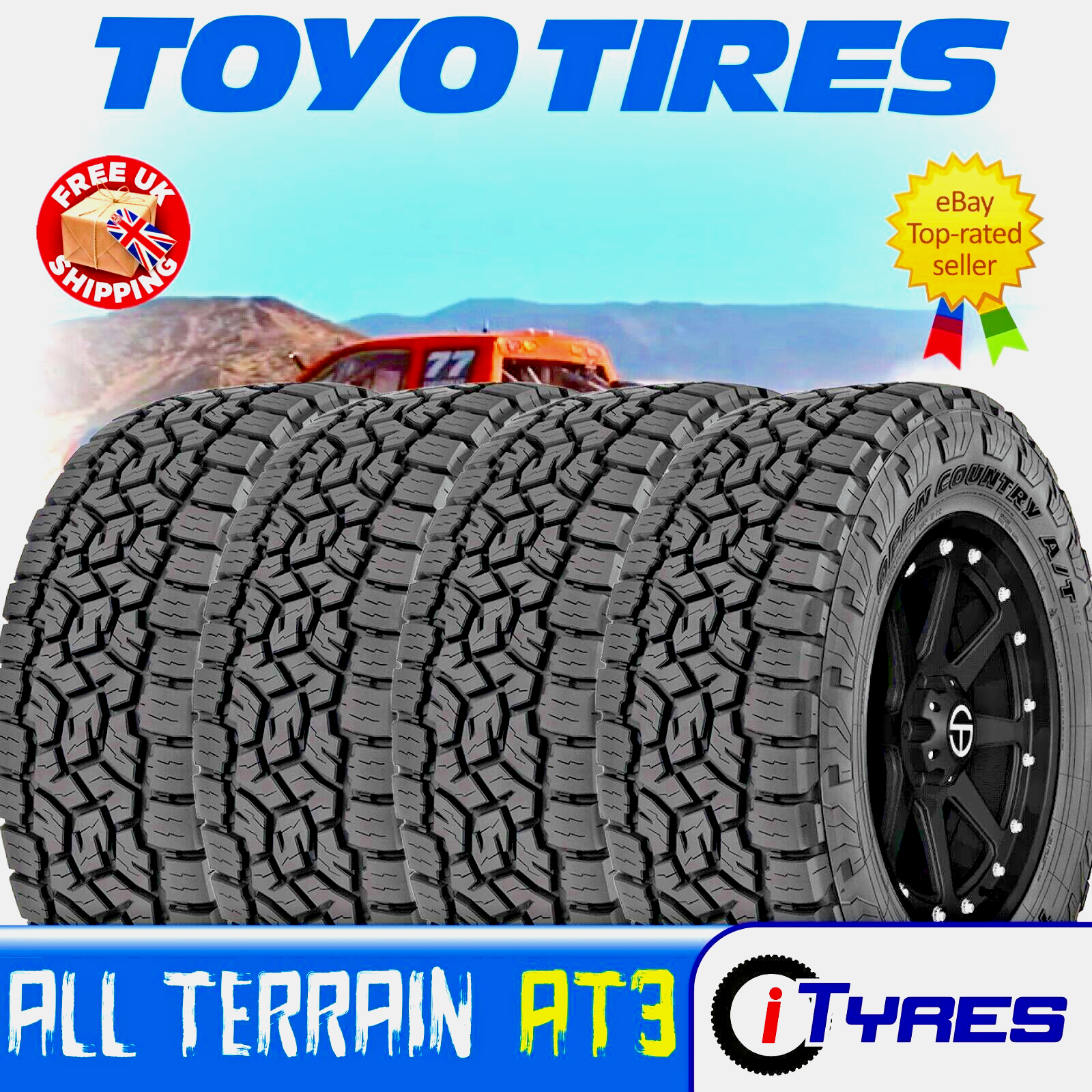 X4 215 60 17 TOYO OPEN COUNTRY A/T 3 ALL TERRAIN 4X4 TYRES 215