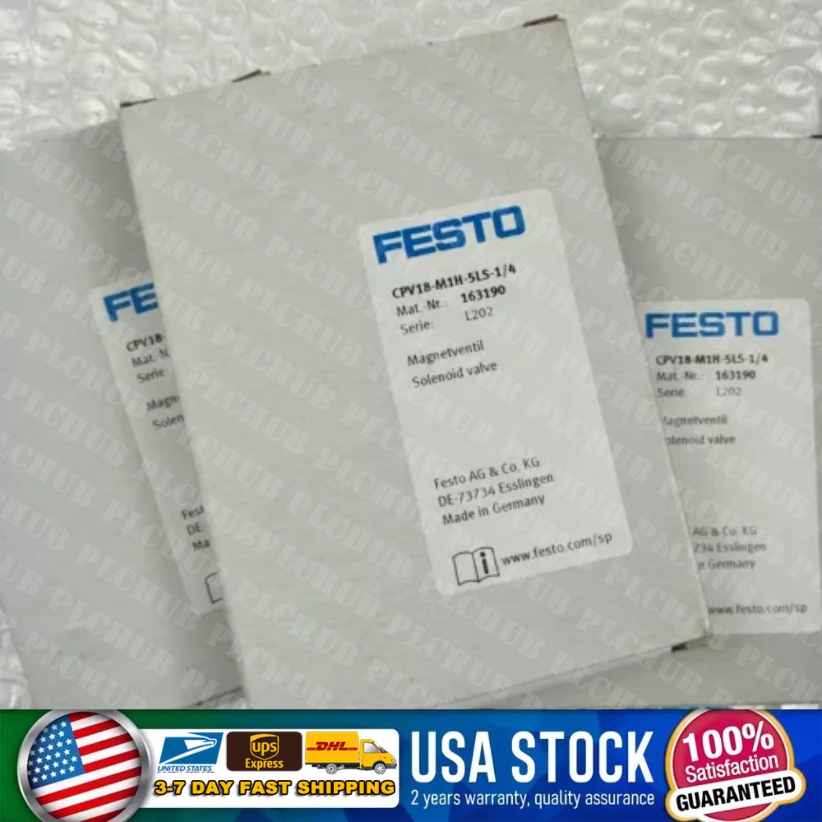 From Time To Time subvoice-001【12inch】 New Festo 163190 CPV18-M1H-5LS-1/4 Solenoid valve | eBay