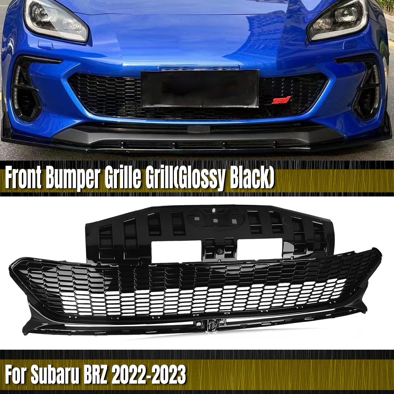 Für Subaru BRZ ZD8 2022-2025 Frontstoßstange Gitter