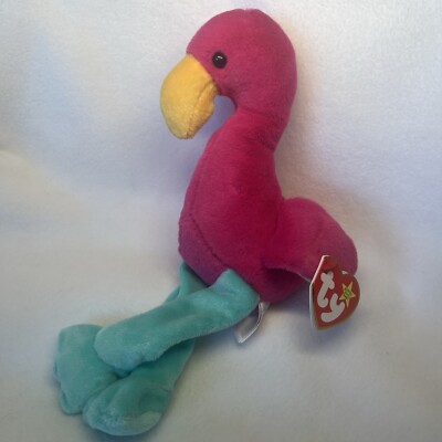 Ty Beanie Baby FRAYA the 30th Anniversary Flamingo **UK Exclusive** MWMTs