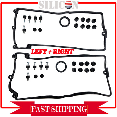 Valve Cover Gasket Kit L+R for BMW E70 X5 4.8i xDrive48i 11127513194 11127513195