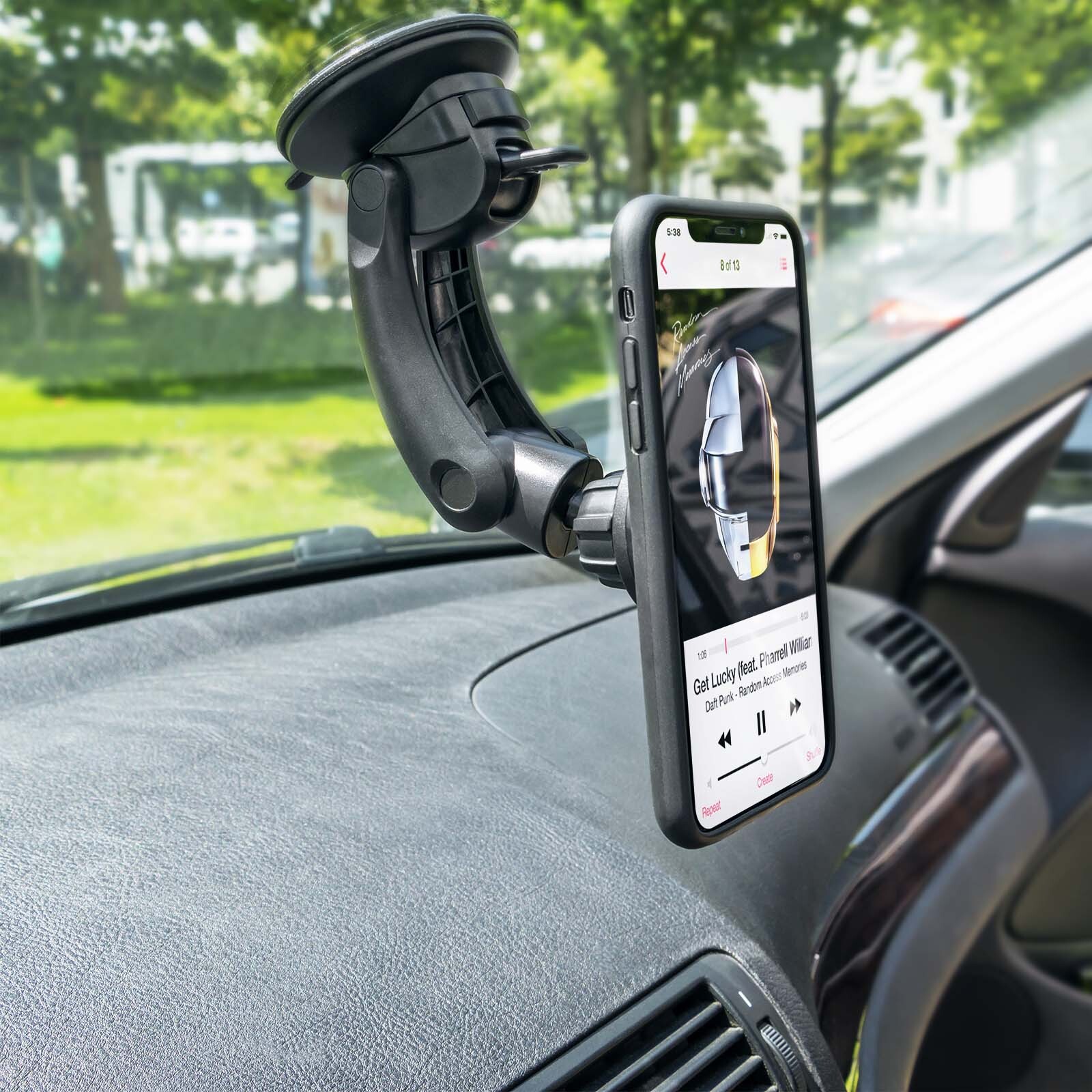 Support Voiture Universel Pour Huawei - Fixation Ventouse, Compatible P40/P30/P20...