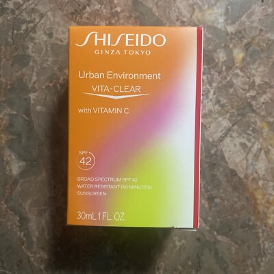 Shiseido Urban Environment Vita-Clear With Vitamin C SPF 42 Sunscreen 30mL