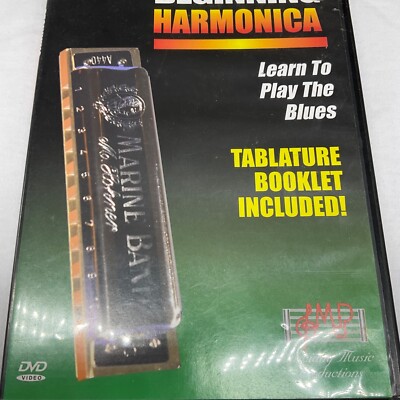 How To Play The Harmonica Play The Blues DVD & Tablature Booklet Included