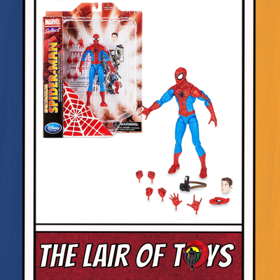 Marvel Select: Spectacular Spider-Man Action Figure, Multicolor