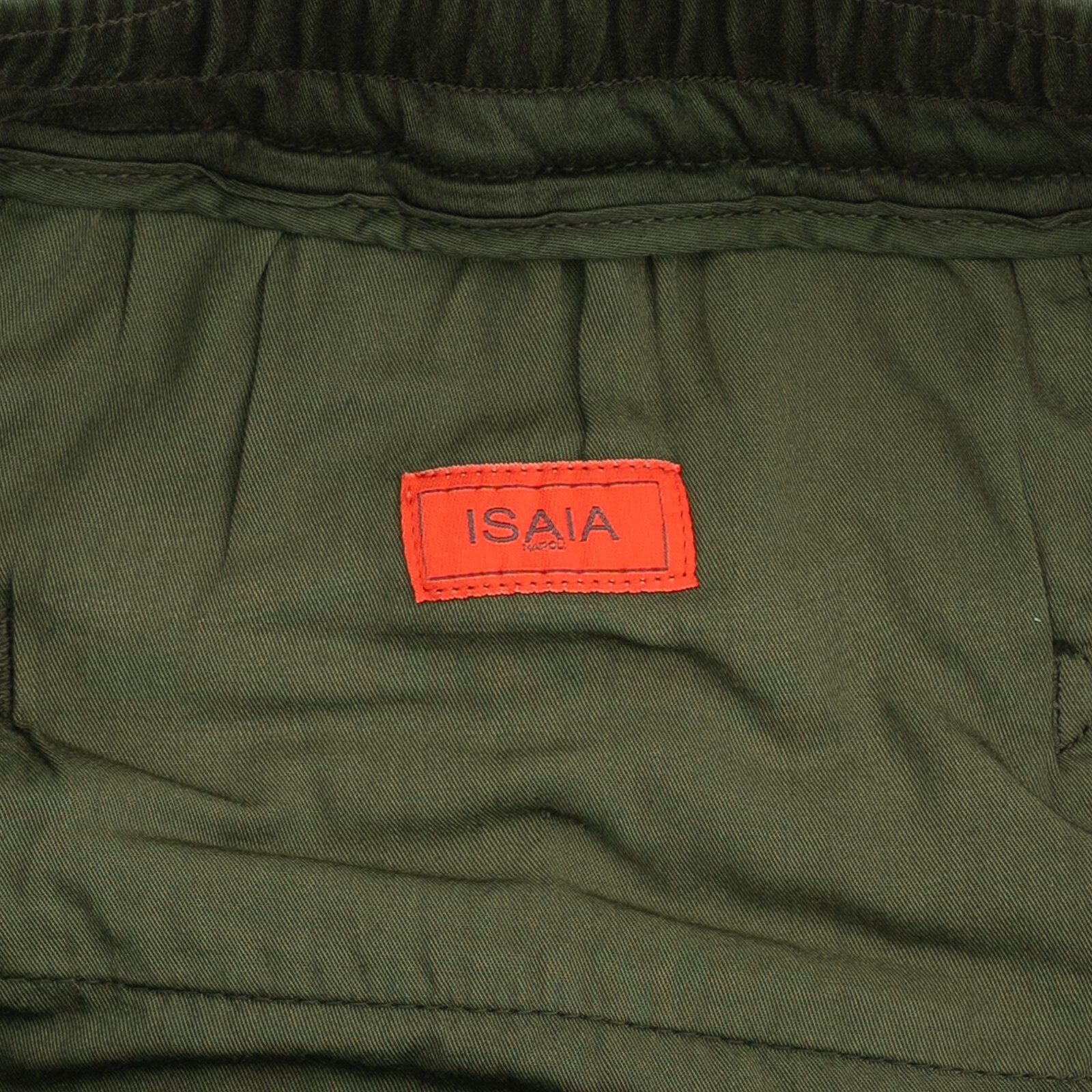 ISAIA ISAIA NAPOLI GRÜN KORDELZUG HOSE SPORT HOSE BAUMWOLLE/KASCHMIR