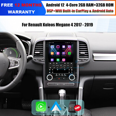für Renault Megane 4 Koleos 2017-2019 Android Autoradio CarPlay GPS DAB+ Sat Nav