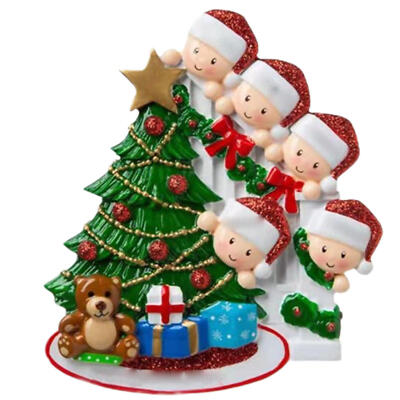Christmas Tree Personalised Gift Lockdown Family Decoration Family Gift