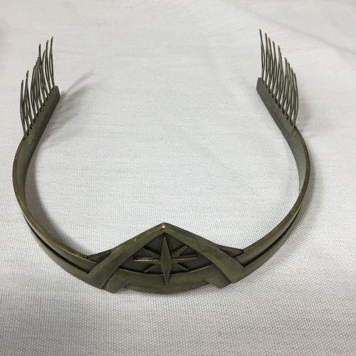 Wonder Woman Tiara Crown Cosplay Headpiece Bioworld DC Comics Burnished Metallic