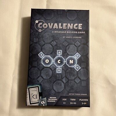 Brand New Covalence: A Molecule Building Game By Genius Games Sealed