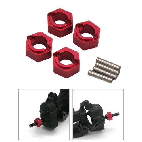 4Pcs Wheel Weight Hex Adapter Upgrade Parts for FMS FCX24 1/24 RC Crawler Car