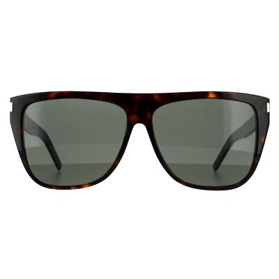 Pre-owned Saint Laurent Sunglasses Sl 1 Slim 002 Dark Havana Gray