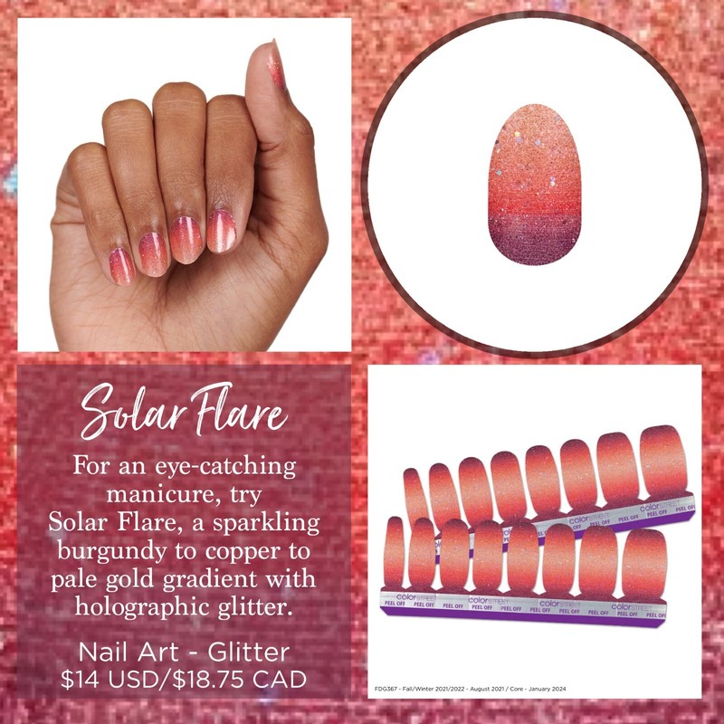 Color Street nail polish strips nail art designs, HTF, retired,