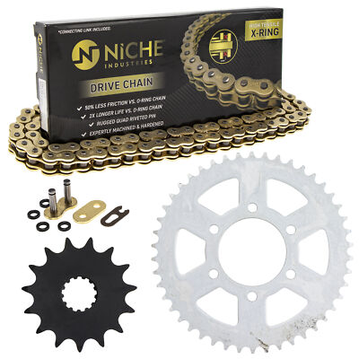 Sprocket Chain Set for Kawasaki Vulcan S 15/46 Tooth 520 X-Ring Front Rear Kit