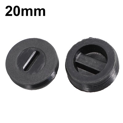 2Pcs Black Carbon Brush Holder Cap Brushes Cover 13 14 15 16 18 20 22mm