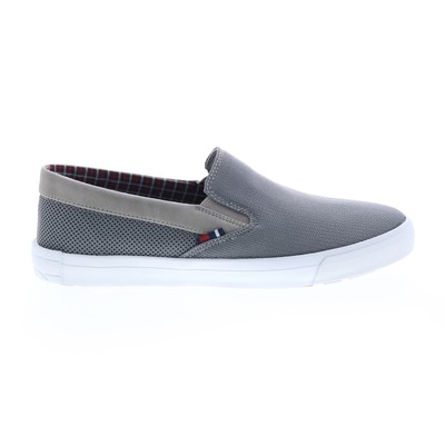 

Ben Sherman Pete Slip On BNM00004 Мужские серые парусиновые кроссовки Lifestyle, Серый, Ben Sherman Pete Slip On
