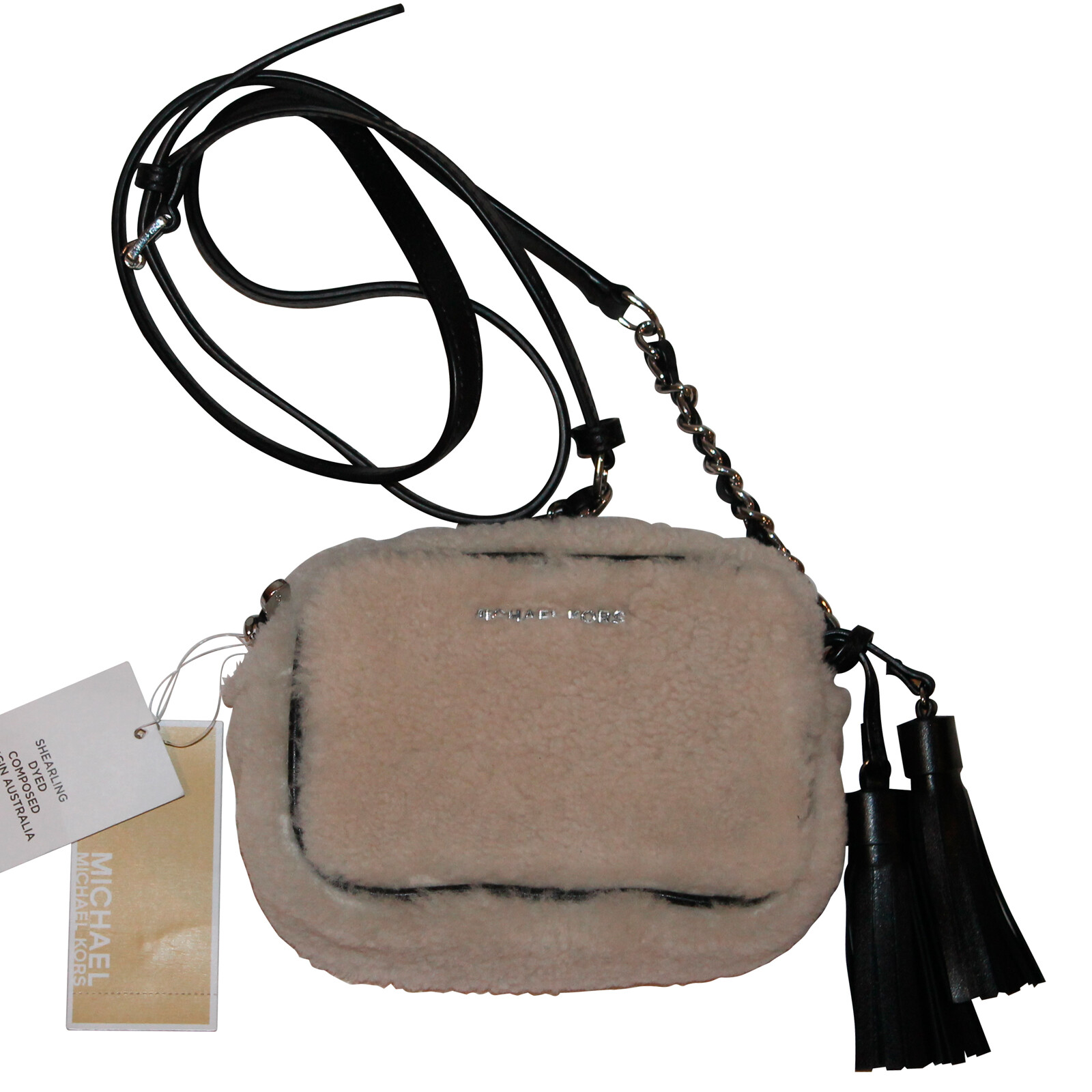 michael kors fur purse