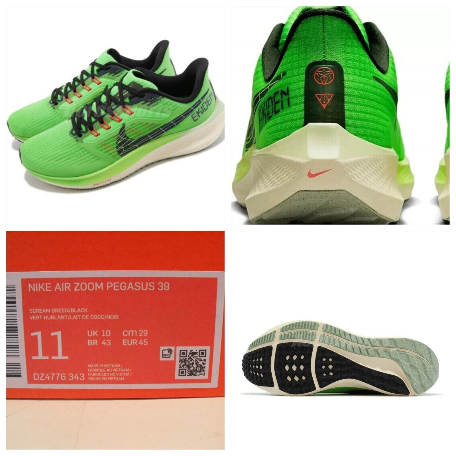 Nike Air Zoom Pegasus 39 Ekiden Scream Green DZ4776-343 Mens Nike Air Zoom Pegasus 39 Ekiden Scream Green DZ4776-343 Mens