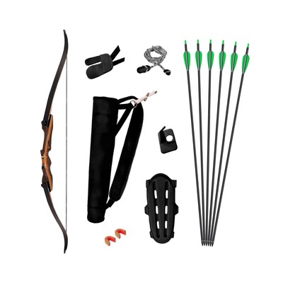 Samick Sage Takedown Recurve Bow and Arrow Set 62 inches - R