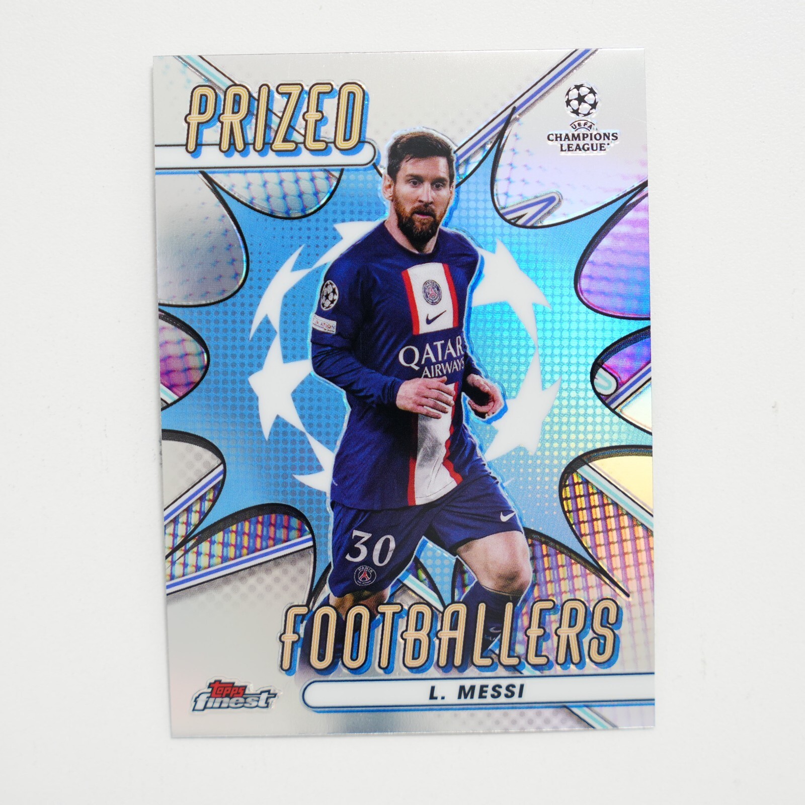 世界299枚！Topps Finest MESSI ケースヒット THE MAN Graded: 2022-23 Topps Finest UEFA The Man Superfractors