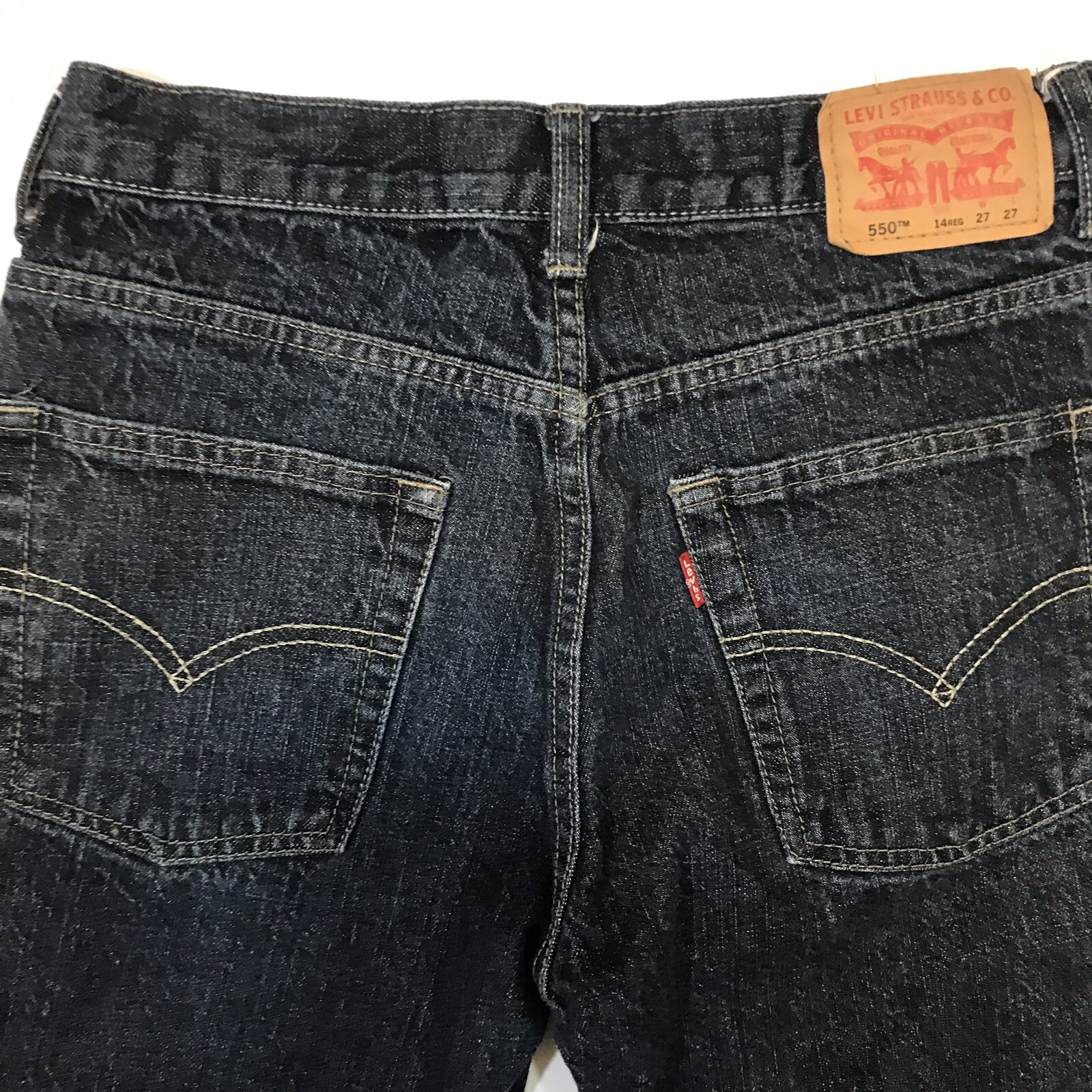 Levi’s 550 Relaxed Fit Kids Size 14 Denim Kid Jeans W27 X L27