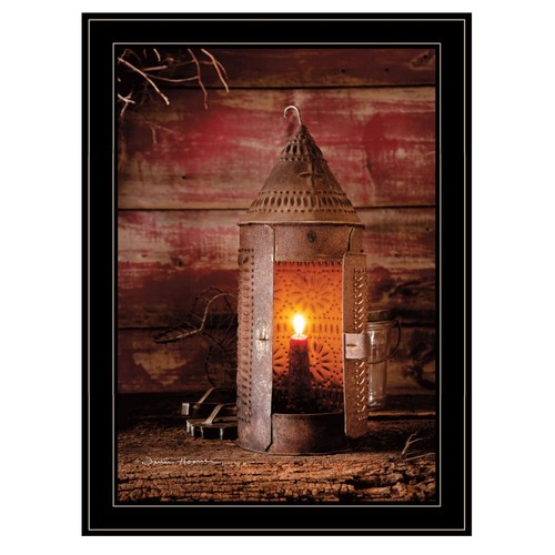 Настенный принт Tinners Lantern 2 в черной рамке