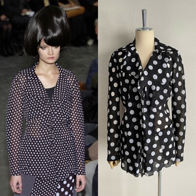 Junya watanabe コート archive y2k Junya Watanabe Vintage Y2K Women's Button Front Tweed Jacket