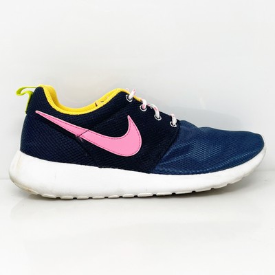 Nike Girls Roshe One 599729-401 Синие кроссовки для бега Размер 7Y