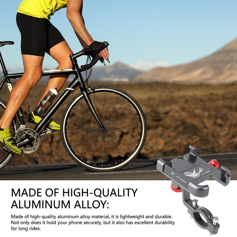 Bike Phone Holder | Aluminum Alloy Rotatable Bike Phone Stand Mount