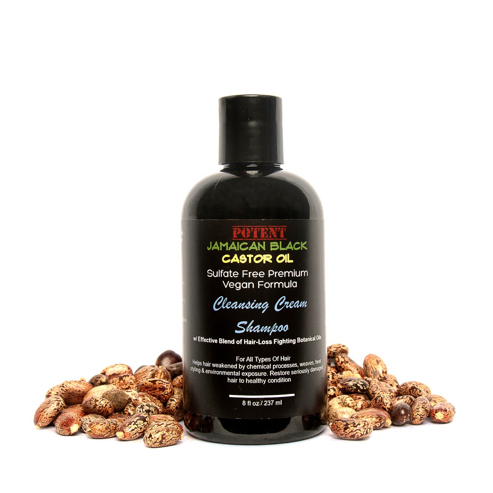 Jamaican Black Castor Oil Premium Vegan Formula Cleansing Hair