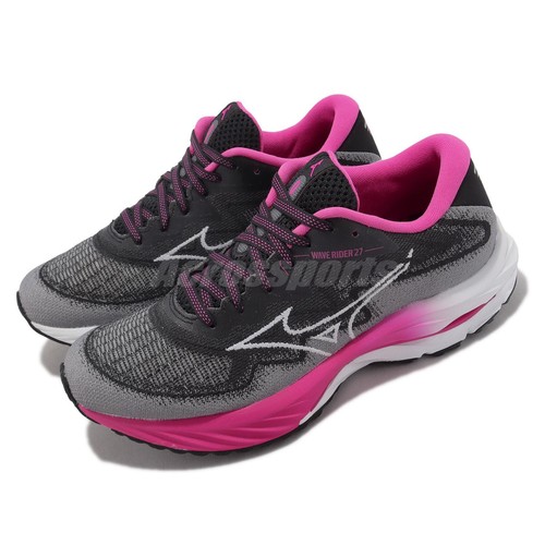 Mizuno Wave Rider 27 SSW Фонд рака молочной железы Черная женская обувь J1GD2354-21