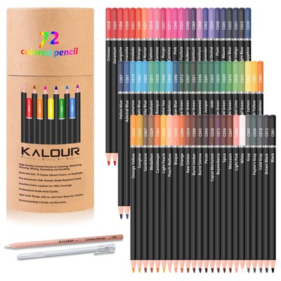For Adult Coloring Book,set Of 72 Colors,artists Soft Core W