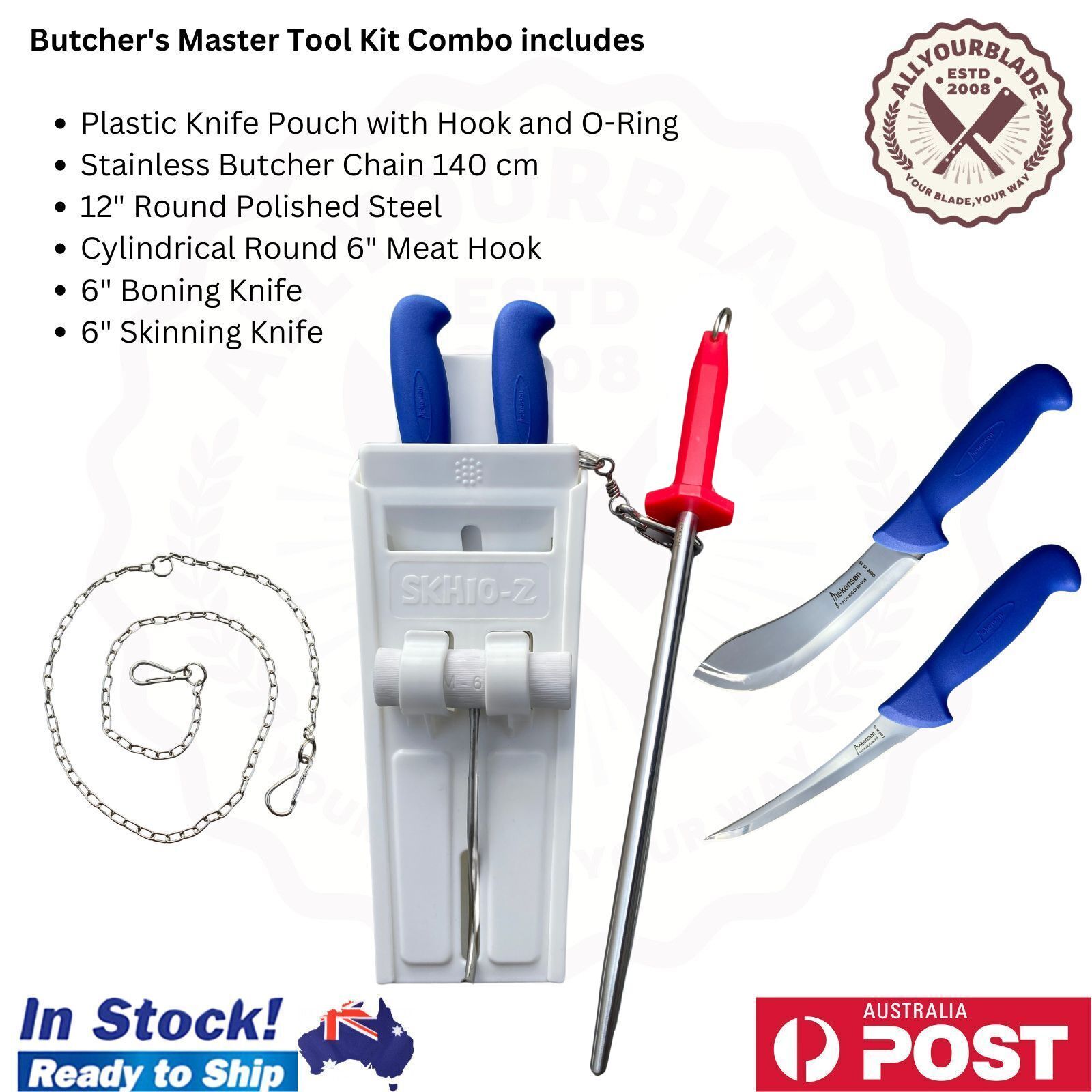 Butcher's Master Tool Kit Combo Knife Pouch 6