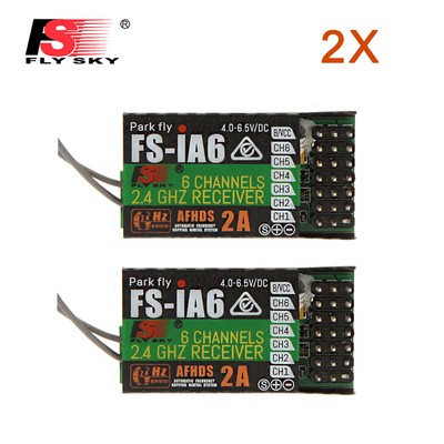 2PCS Flysky FS-iA6 Receiver for Flysky i4 i6 i10 GT2E GT2F GT2G Transmitter K8I1