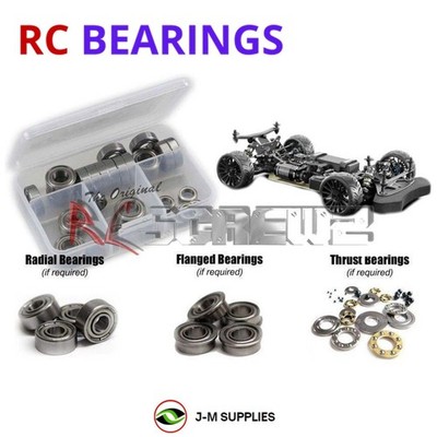 RCScrewZ Metal Shielded Bearings xra070b for XRAY GTXE.3 1/8th (#350602) | SET