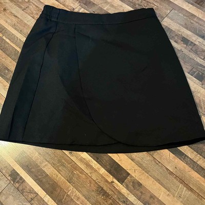 Vero Moda Women's Dani Tulip High Waisted Mini A Line Skirt Black Sz 4