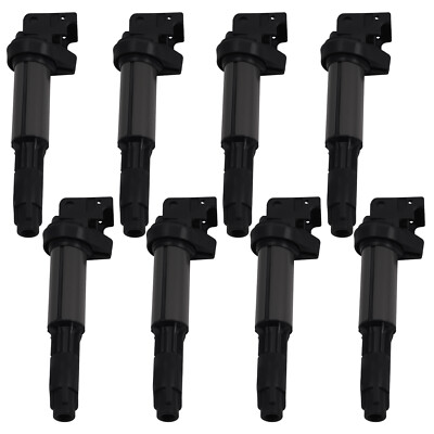 8 Ignition Coils Pack for BMW 545i 550i 645Ci 650i 745i 750i Li X5 4.4L 4.8L V8