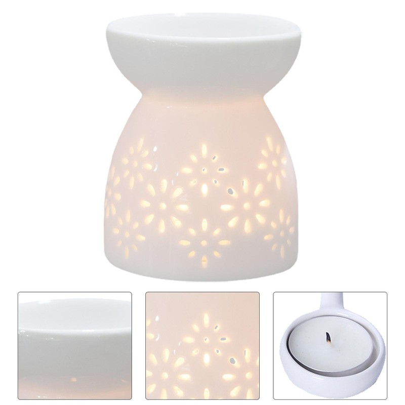 Burner, Ceramic Aroma Burners Diffuser Holder Aromatherapy Tarts