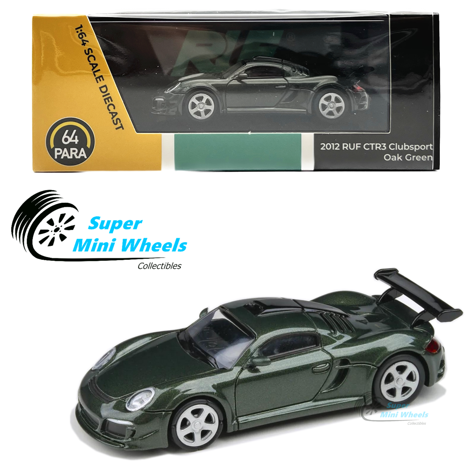 Spark RUF CTR 3 presentation 2007年 シルバー Porsche Ruf Ctr 3 Presentation 2007 Silver Spark S0714 1:43