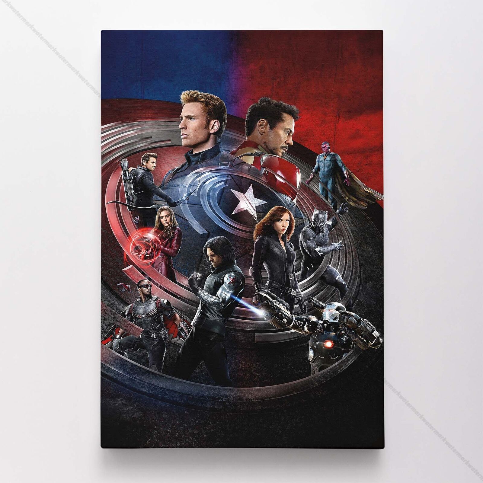 Avengers Poster Canvas Movie Superhero Marvel Art Print #4740