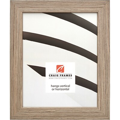 Craig Frames Farmhouse Essentials, 1.25'' Light Brown Solid Wood Picture Frame