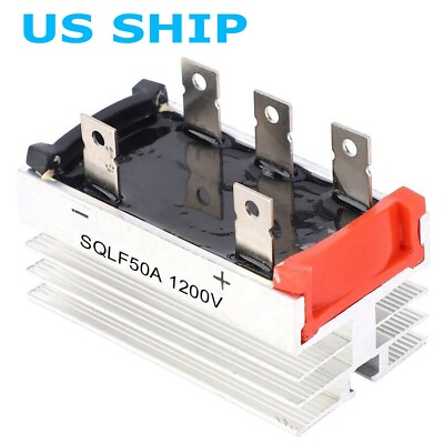 Bridge Rectifier 3-Phase Diode 50A Amp 1000V SQL50A To DC Power Accessories New